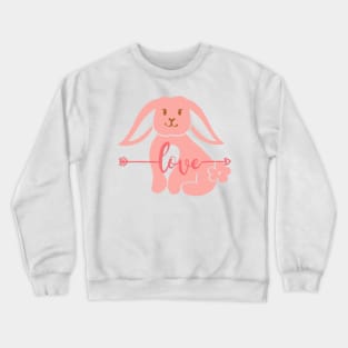Bunny Love Arrow Crewneck Sweatshirt